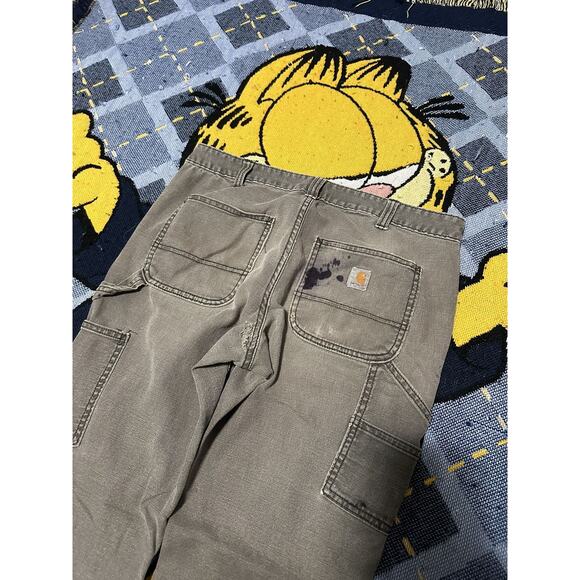 Vintage Y2K Prefectly Faded Carhartt Double Knee Pants - Picture 6 of 7